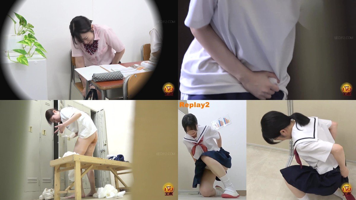 EE-795- A true story of high school girls diarrhea- loose feces staining innocent panties sc02