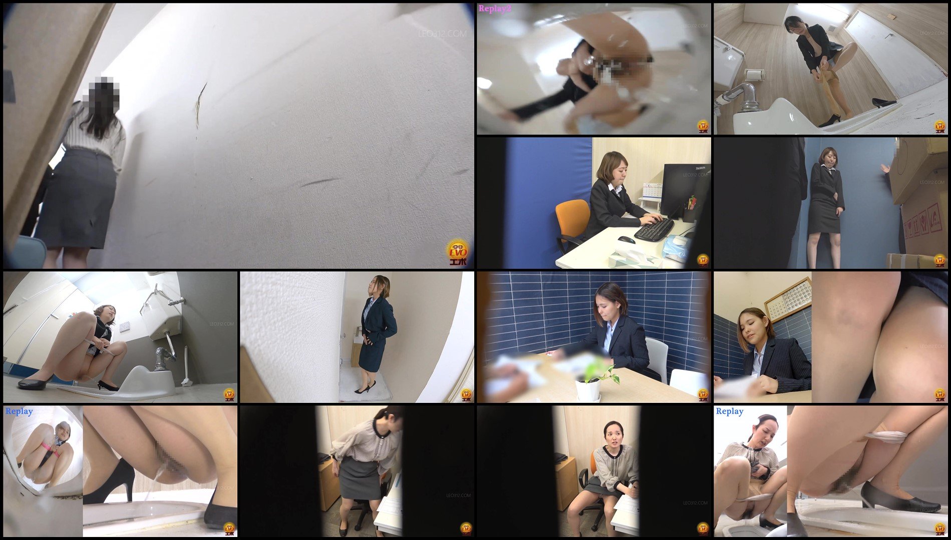 EE-777-Office lady's slight leak and emergency toilet rush sc03