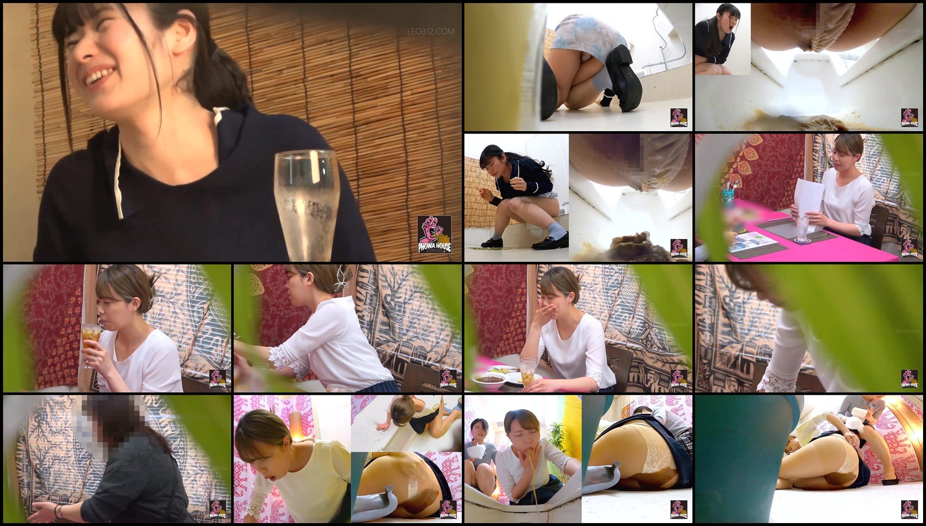 PGFD-098-Drunk girls at a bar spewing vomit and diarrhea stool at the same time sc05