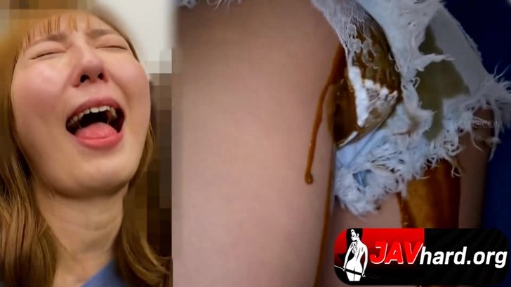 FF-650- A woman leaking diarrhea and feces on a crowded train sc03