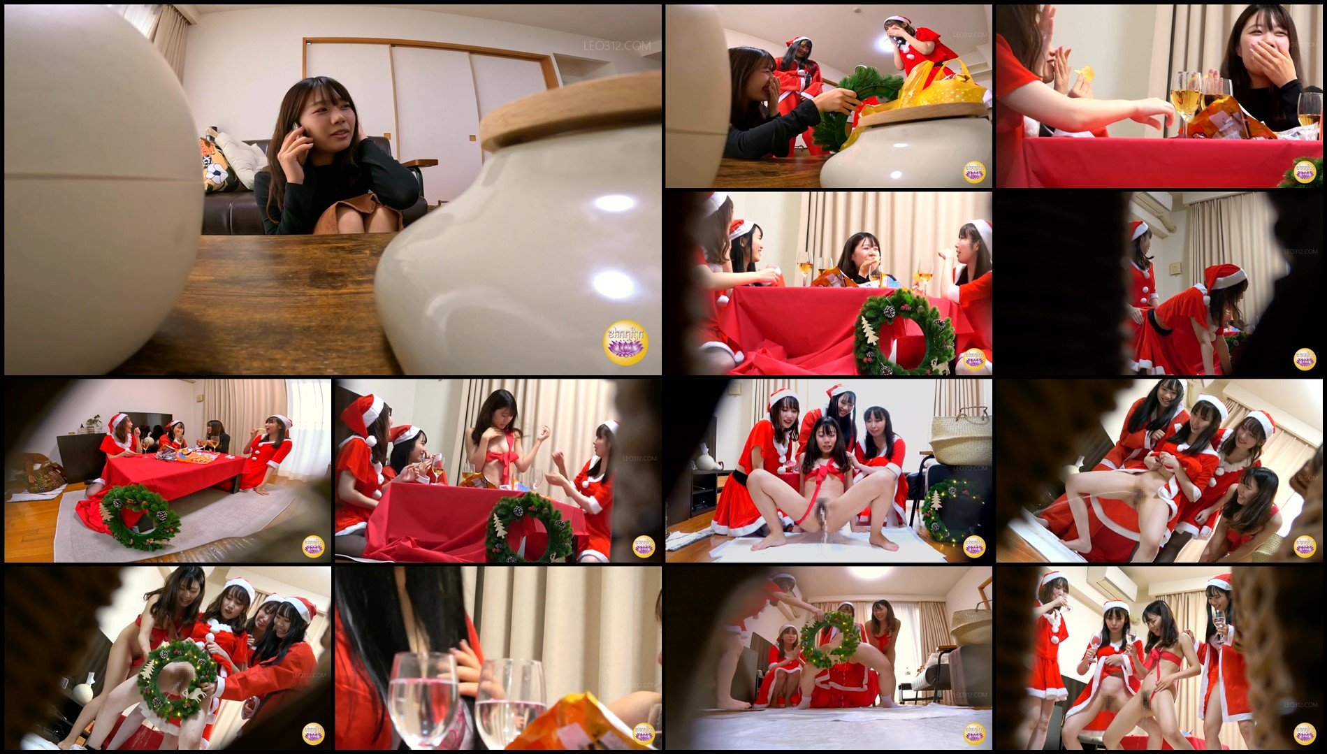 SL-604-Girls only christmas pee party sc02
