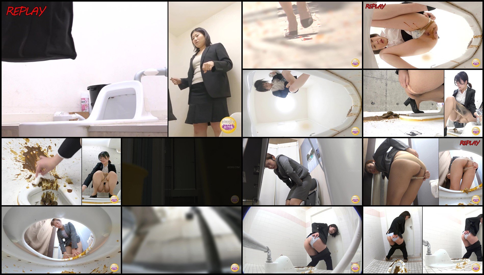 SL-574-Hidden shooting, office ladies, toilet run-in, panty shift and diarrhea fifth sc05